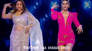 Madhuri dixit and Kriti sanon dance on badi muskil baba song in jhalak dikhla ja #madhuridixit