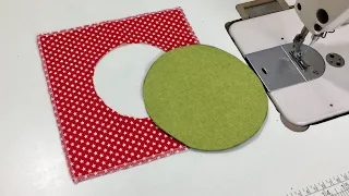 Sewing beginners: Sewing techniques of circular styles/How to sew the circles is very simple