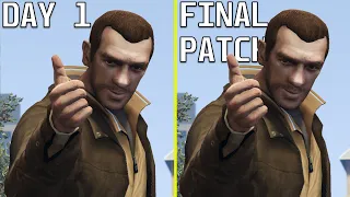 GTA IV Day One vs Final Patch PS3 Frame Rate Test