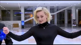 Polina Gagarina dancing sirtaki [Засеки звезду - МУЗ-ТВ]