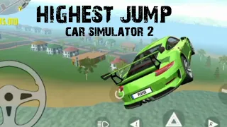 car simulator 2| highest jump in the history of car simulator 2 gameplay