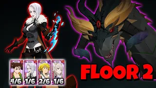 Skadi vs Snek Floor 2, My Cleanse RnG 💀, No Freyja Needed // Skadi vs Nidhoggr [F2P 7DS GRANDCROSS]