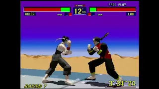 Virtua Fighter (Arcade, 1993) Real Arcade Hardware Capture - Better Quality Version