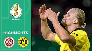 3 Goals! Haaland unstoppable | Wiesbaden vs. Borussia Dortmund 0-3 | Highlights | DFB-Pokal 1. Round