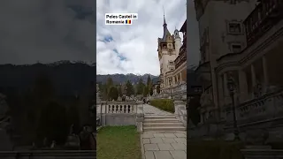 Traveling in Romania Peleș castle 🏰 #trip #travel #nomad #adventure #romania