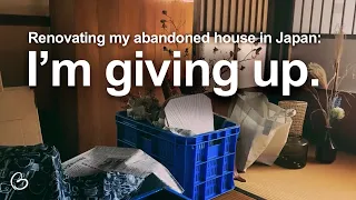 Renovating My Old House in Japan... I GIVE UP! 😣 Here’s why.