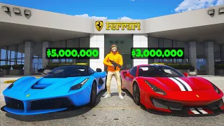 Robbing Luxury Ferrari Dealership in GTA 5 RP..