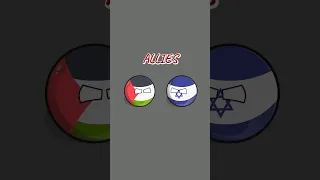 Israel vs Palestine country comparison | #israel #palestine #animation #countryballs #shortsfeed