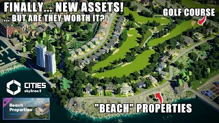 Using the NEW Beach Properties DLC for a High-End Golf Course Neighborhood in Cities Skylines 2