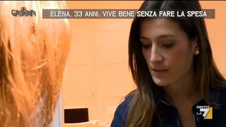 Elena, 33 anni, vive bene senza andare al supermercato