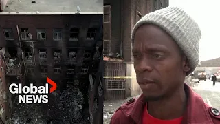 Johannesburg fire: Survivor says brother died in South African blaze