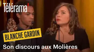 Aux Molières, Blanche Gardin tacle les défenseurs de Roman Polanski