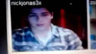 Nick jonas on Tinychat june 4th 2011