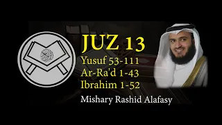 Murottal Juz 13 Syaikh Mishary Rashid Alafasy arab, latin, & terjemah