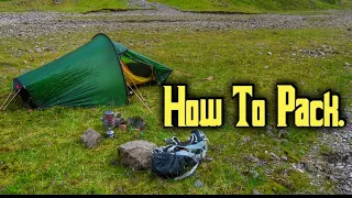 How To Pack for Wild Camping & Backpacking