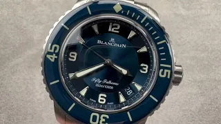 Blancpain Fifty Fathoms Titanium 5015-12B40-98B Blancpain