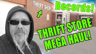 Thrift WITH Me for Vinyl Records MEGA HAUL Vinyl Community 2022 record collecting