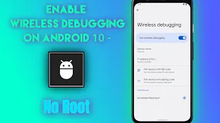 how to enable wireless debugging