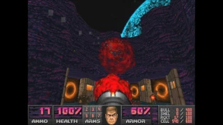 Doom 2 Ancient Aliens Level 18 UV with 97.09% in 23:12 (Metal pyramid, commentary)
