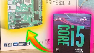 Как установить процессор на материнскую плату | Установка процессора Intel core i5 9400F