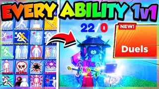 🏆WINNING With *EVERY ABILITY* in 1v1 DUELS!! (Blade Ball Roblox)