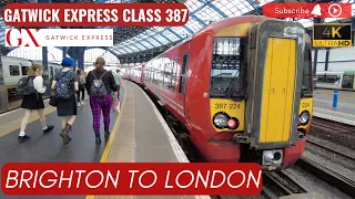 Brighton to London Victoria - Full Train Ride - 4K
