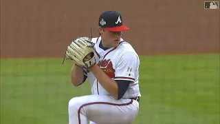 Bryce Elder Strikes Out 4 in his Debut with Atlanta Braves