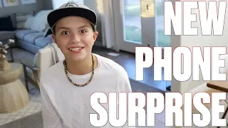 WE BOUGHT OUR 11-YEAR-OLD A NEW PHONE | SURPRISING OUR SON WITH A NEW PHONE