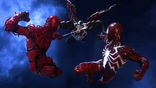 Peter and Miles Vs Venom with Carnage Suits - Marvel's Spider-Man 2