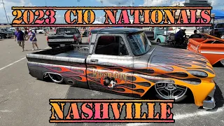 C10 Nationals 2023 Nashville Super Speedway Chevrolet Chevy OBS SWB Bagged Lowered Blown Race Trucks