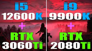 RTX 3060Ti + INTEL i5 12600K vs RTX 2080Ti + INTEL i9 9900K || PC GAMES TEST ||