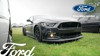 JP und sein Ford Mustang – ein Roadtrip zum Festival of Speed