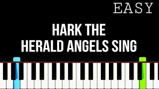 Hark The Herald Angels Sing | Easy Piano Tutorial