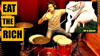 Aerosmith - Eat the Rich - Drum Cover (drums only)