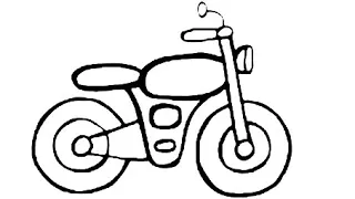 how to draw sports bike drawing coloring painting bullet bike | very easy drawing cute drawings bike