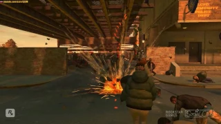 GTA 4 - Майдан, у полицейского участка