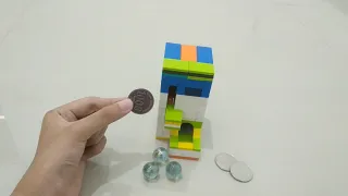 How to build a LEGO Candy Machine V11 3 rounds *no technic pieces* + Full TUTORIAL!
