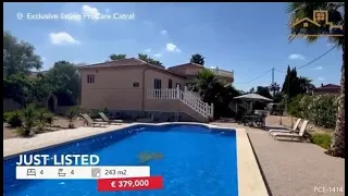 Must see villa for sale in Catral