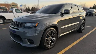 I LOWERED MY 100K JEEP TRACKHAWK WITH 700+ HP
