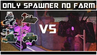 Only Spawn Towers NO FARM Tower Battles