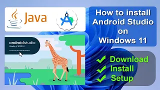 How to install Android Studio on Windows 11 | Updated Version | Android Studio Tutorial