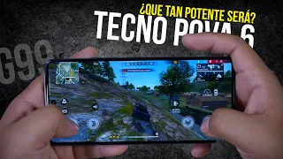 TECNO POVA 6 Test de POTENCIA y RENDIMIENTO│Prueba de JUEGOS y CALENTAMIENTO│Helio G99 Ultimate