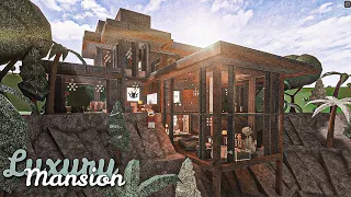Bloxburg: || Mountain Mansion Modern House || House Build