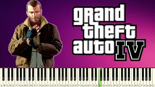 GTA IV Theme - PIANO TUTORIAL