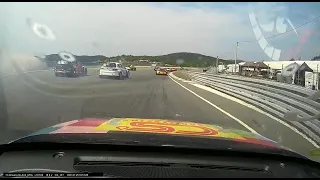 TCR Eastern Europe - Grobnik Race 2 Start Crash - Onboard Cehic Sanel