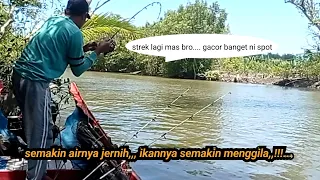 Hari kedua,,, strek nya makin gacor...#mancing