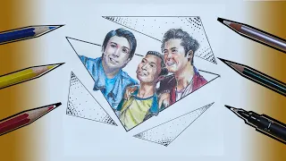 Timelapse Fanart of Hector, Anthony and Emman (Ang Huling El Bimbo The Musical)