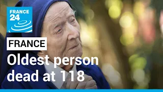 The world's oldest known person, French nun Lucile Randon, dead at 118 • FRANCE 24 English