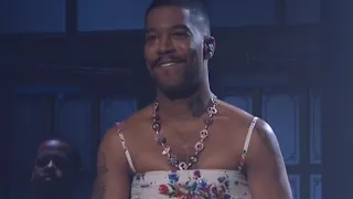 Kid Cudi Wears A Dress On Saturday Night Live To Pay Homage To Kurt Cobain!!!?