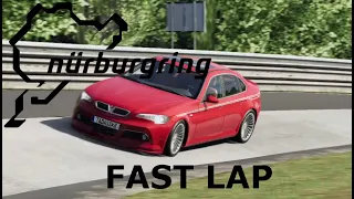 Fast RWD lap in #nürburgring | BeamNG